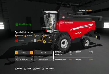 [FBM Team] AGCO Combine Harvester Set v1.0.0.0