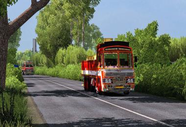 Indian Ashok Leyland Lorry Traffic Beta