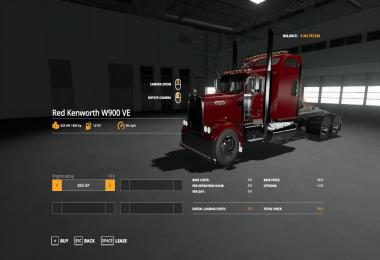 Kenworth W900 Pack VE v1.0