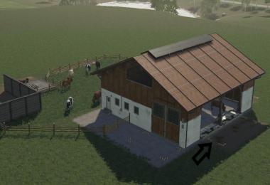 Kuhstall mit Mist als Futtertrogabfall v1.0