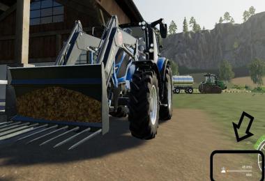 Kuhstall mit Mist als Futtertrogabfall v1.0