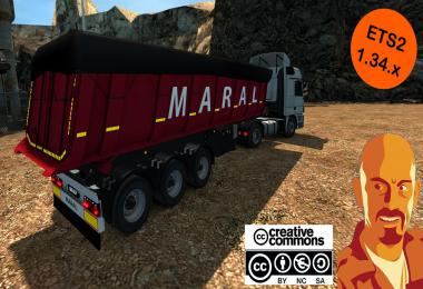 MARAL TIPPER TRAILER REWORKED ETS2 1.34.x