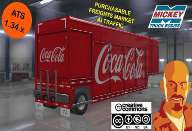 MICKEY'S BEVERAGES TRAILER REWORKED ATS 1.34.x