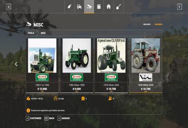 Oliver tractor pack beta