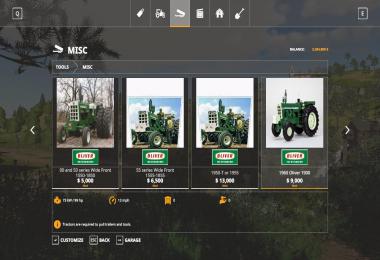 Oliver tractor pack beta