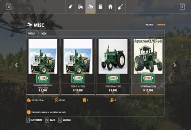Oliver tractor pack beta