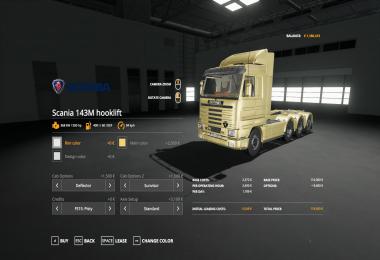 Scania 143M hooklift v1.0.0.0