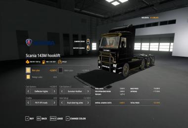 Scania 143M hooklift v1.0.0.0