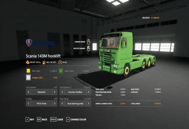 Scania 143M hooklift v1.0.0.0
