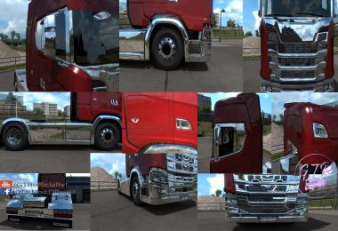 Scania S & R Next Gen Accessories Chrome v1.1