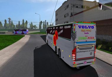 Volvo seater PX 9400 or sleeper PX 9700 grand bus skin v1.0