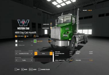 Western Star 4800 hooklift v1.0.0.0