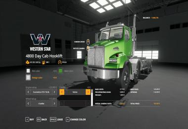 Western Star 4800 hooklift v1.0.0.0
