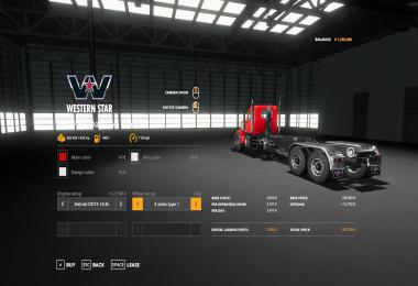 Western Star 4900 daycab hooklift v1.2.0.0
