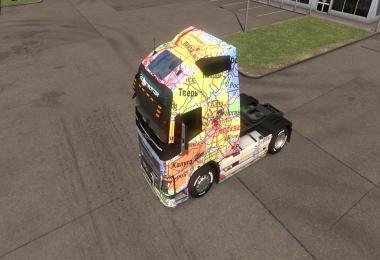 Skin Map of Russia for Volvo FH 2012 1.34.x