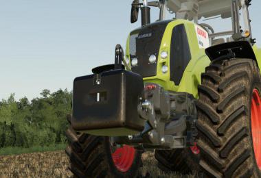 Claas Axion 800 + Weight 900kg v1.0.0.0