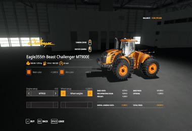 FS19 Eagle355th Beast Challenger MT900E v1.0