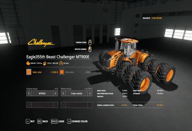 FS19 Eagle355th Beast Challenger MT900E v1.0
