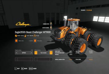 FS19 Eagle355th Beast Challenger MT900E v1.0