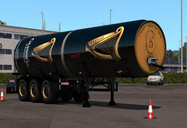 Guinness Scania S&R + Trailer Skins v1.0