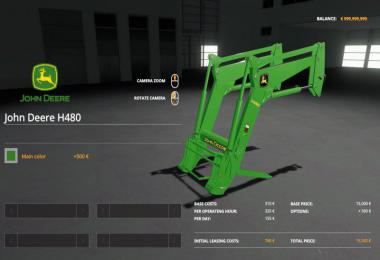 John Deere 8130-8530 + loader v1.0