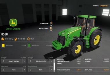 John Deere 8130-8530 + loader v1.0