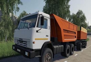Kamaz 55111 + Trailer v1.2