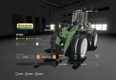 New Holland W190D Siloking v1.0