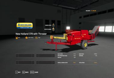 NH 378 Baler with Options v1.2