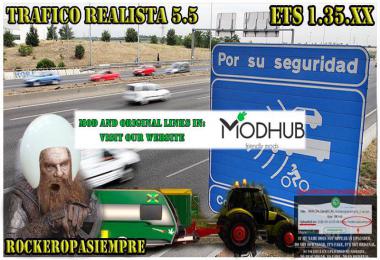 Realistic traffic v5.5 by Rockeropasiempre for 1.35.x