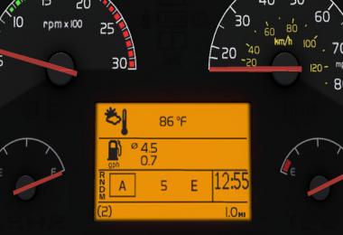 Realistic Volvo VNL Dashboard Computer v1.0 1.32.x-1.35.x