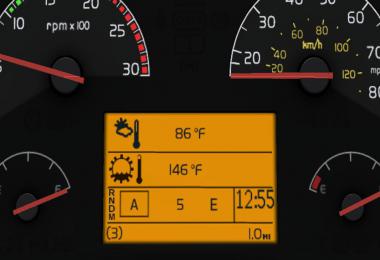 Realistic Volvo VNL Dashboard Computer v1.0 1.32.x-1.35.x