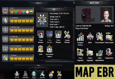 Save Game (Profil) for Map EBR for ETS 1.34.x