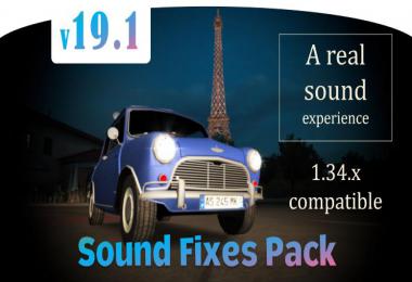Sound Fixes Pack v19.1 ETS2 1.34