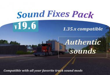 Sound Fixes Pack v19.6 ETS2 1.35