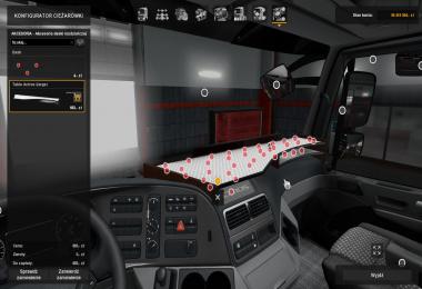 Table & wind-shield set for Actros MP3 v1.11