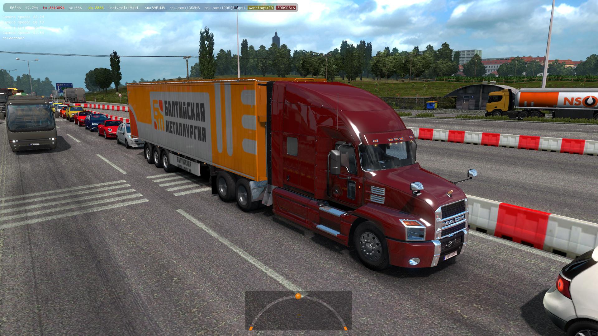 Трафик етс 1.49. Euro Truck Simulator 2 Mack. Тягачи в етс 2. Евро трак симулятор 2018. Етс 2 1.35.