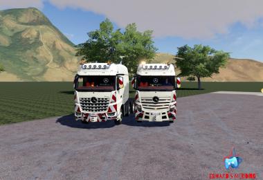 Mercedes Actros ArocsSLT8x4 fs19 v1.0