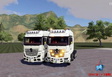 Mercedes Actros ArocsSLT8x4 fs19 v1.0