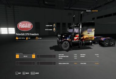 FS19 Peterbilt 379 Freedom v1.0
