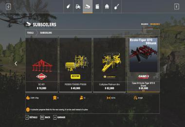 Case 870 ripper 20 meters v1.0