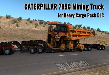 Caterpillar 785C Mining Truck for Heavy Cargo Pack DLC 1.35.x