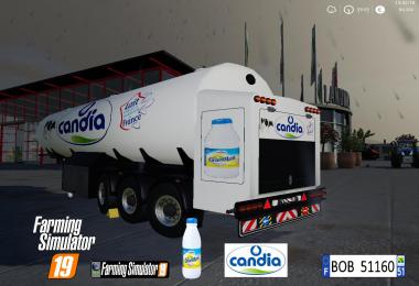 FS19 Trailer Milk Candia By BOB51160 v1.0.0.0