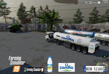 FS19 Trailer Milk Candia By BOB51160 v1.0.0.0