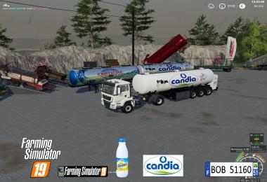 FS19 Trailer Milk Candia By BOB51160 v1.0.0.0