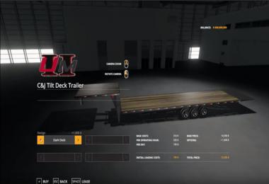 C&J Tiltdeck Trailer v1.1