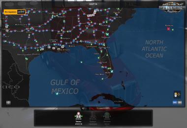 ATS Coast to Coast Map v2.8.1 by Mantrid 1.35