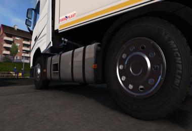 Chrome caps for wheels 1.35.x