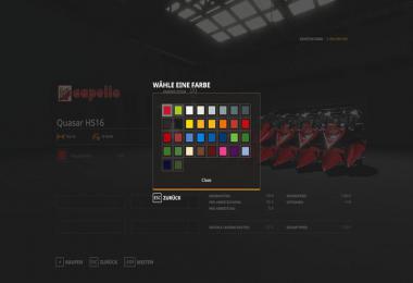 Lexion 780 with capacity selection and cutters v1.1