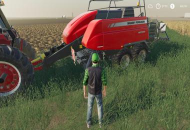 Massey Ferguson 2270 baler 50 meter v1.0